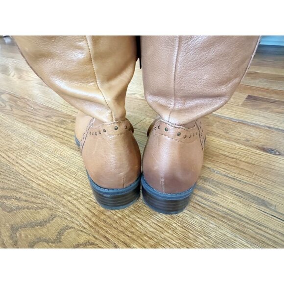 Sam Edelman Prina Whiskey Leather Riding Boots sz(7) - Picture 9 of 12